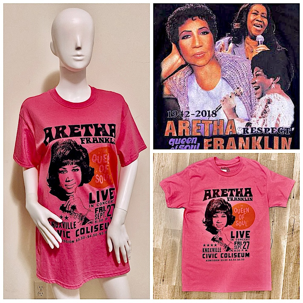 🆕💕ARETHA FRANKLIN CONCERT TEE 💕🆕